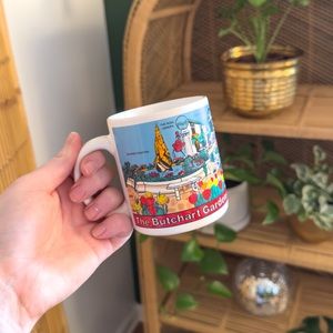 Vintage Butchart Gardens Retro Coffee Mug